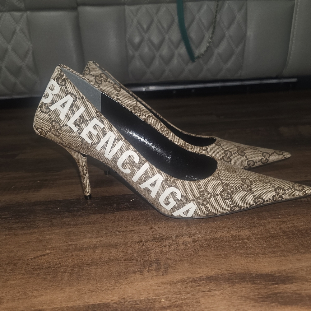 Gucci×Balenciaga Hacker Pumps 37.5